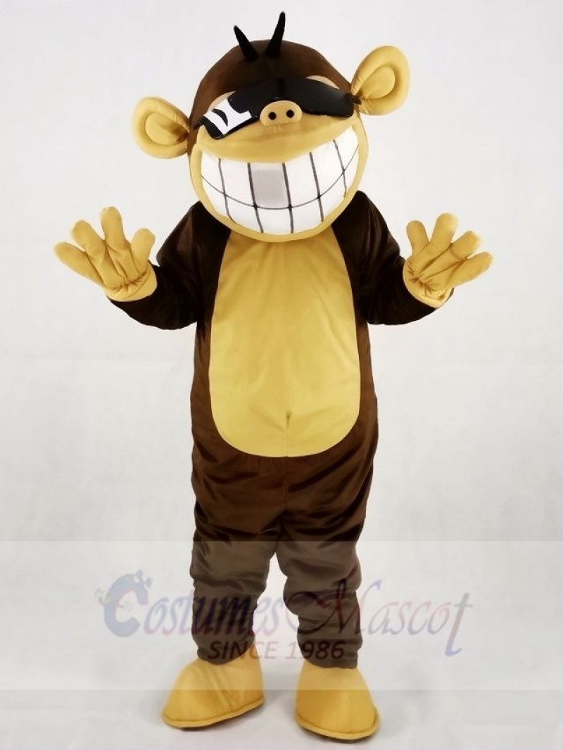 Funny Happy Monkey Mascot Costumes Animal 