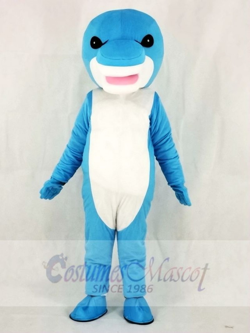 Blue Shark Mascot Costumes Sea