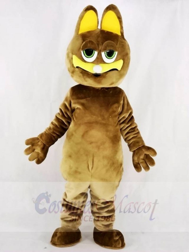 Fat Brown Cat Mascot Costumes Animal