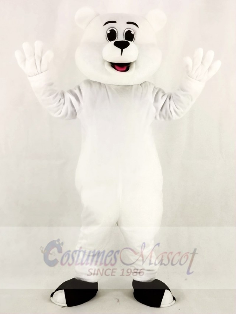 White Polar Bear Mascot Costumes Animal