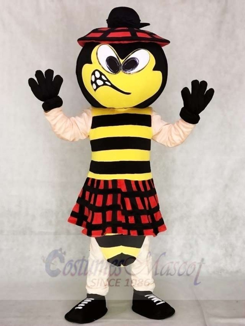 Cute KILTY Bee Mascot Costumes Insect
