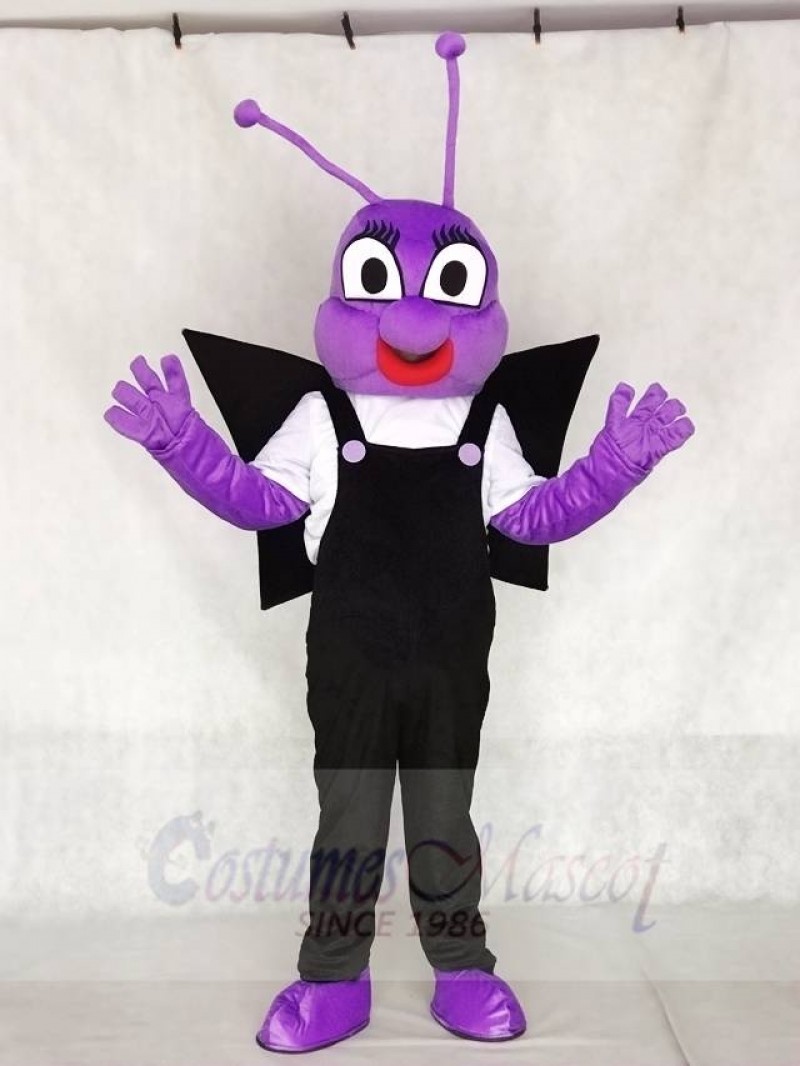 Purple and Black BEE Dudu Bobo Toot Mascot Costumes Animal