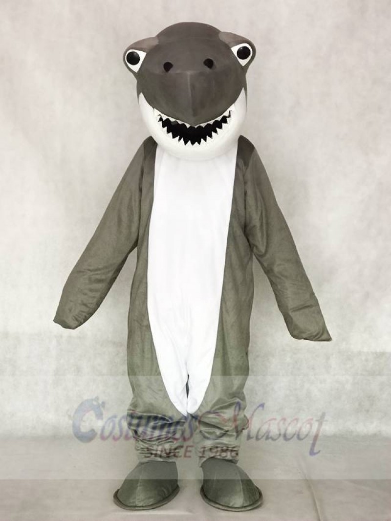 Gray Shark Mascot Costumes Sea