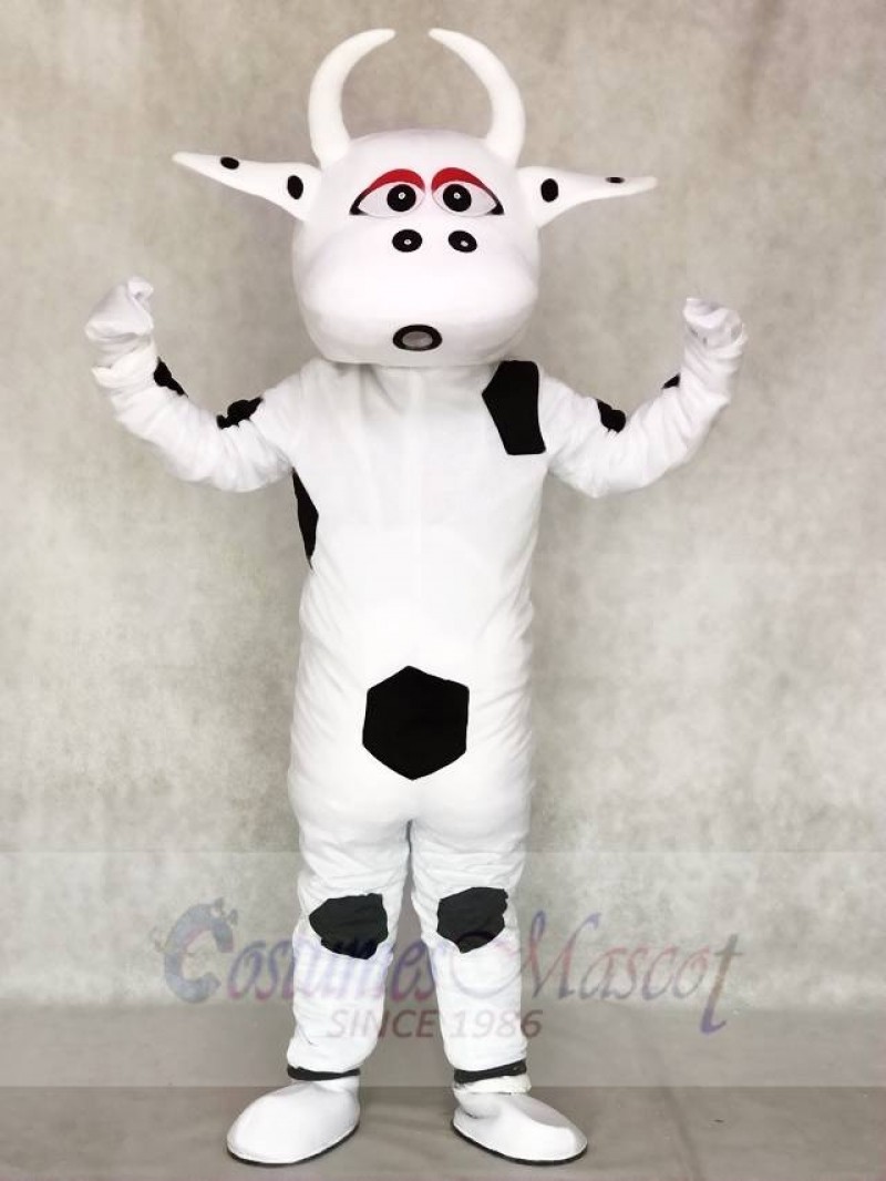 Big Black Dot Cow Mascot Costumes Animal