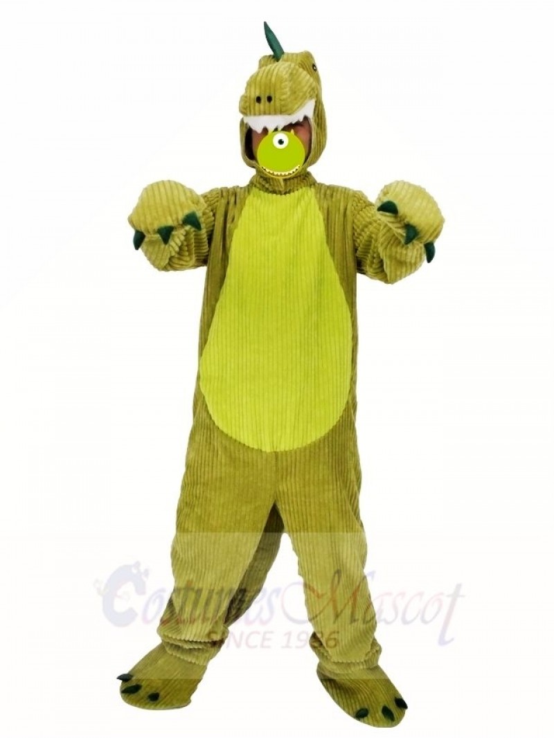 Green Dinosaur Pajamas Pyjama Mascot Party Halloween Christmas Xmas Costumes