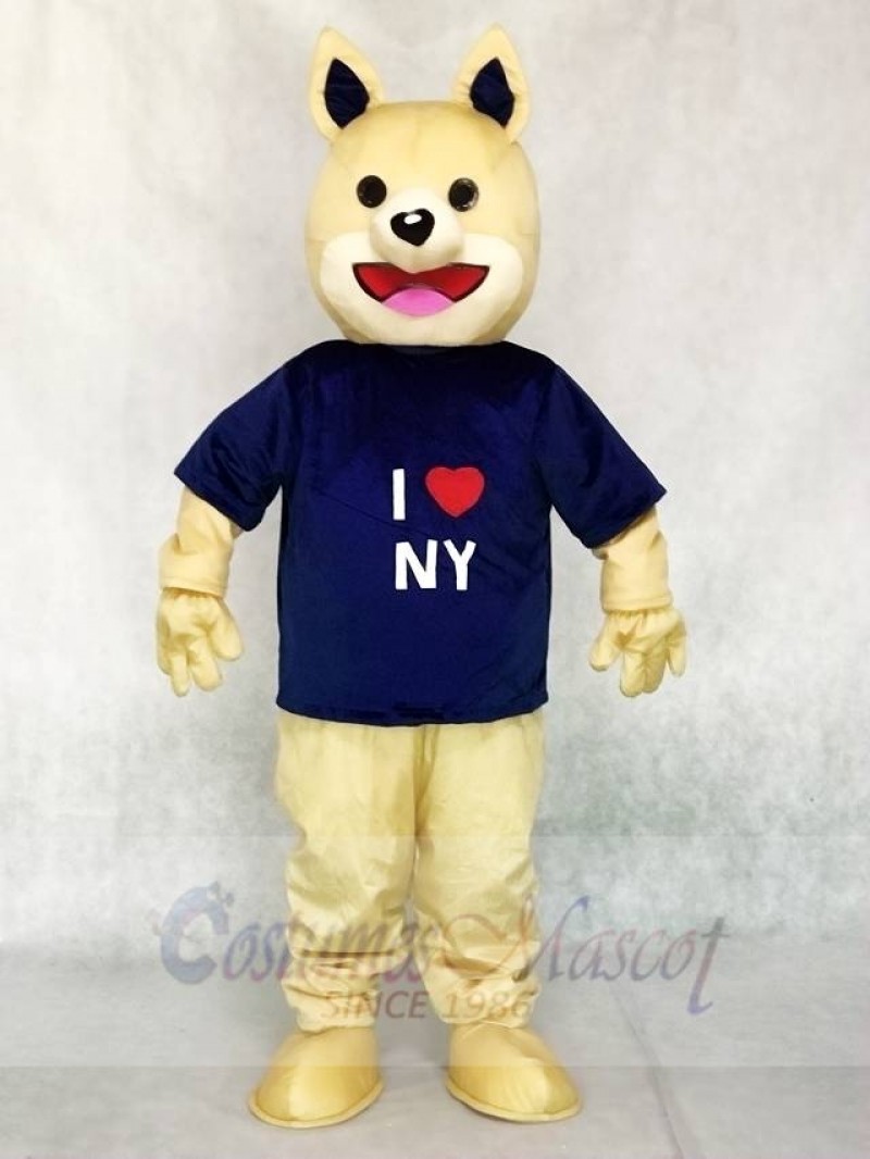 Parky I Love NY Dog Mascot Costumes Animal