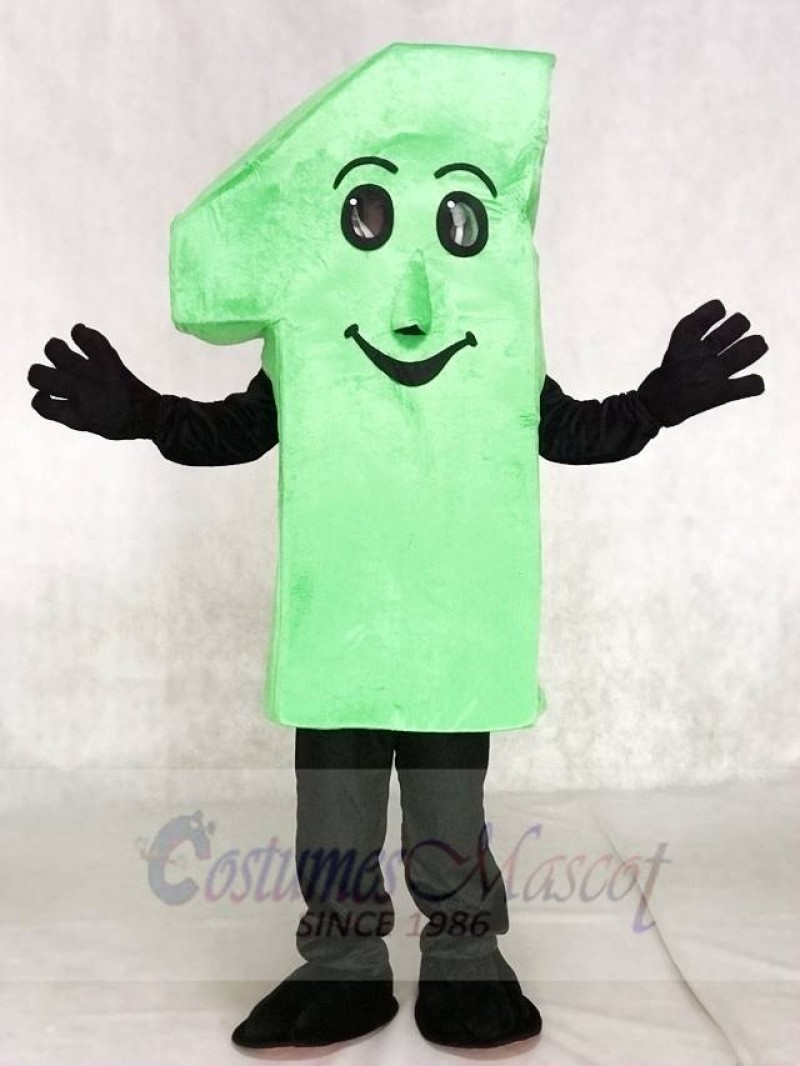 Numbers One Mascot Costumes Figure Digit