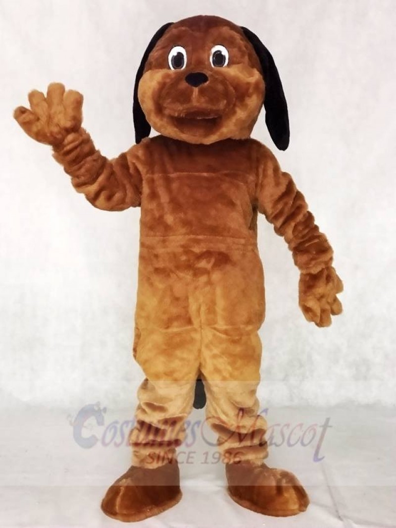 Black Ear Brown Dog Mascot Costumes Animal