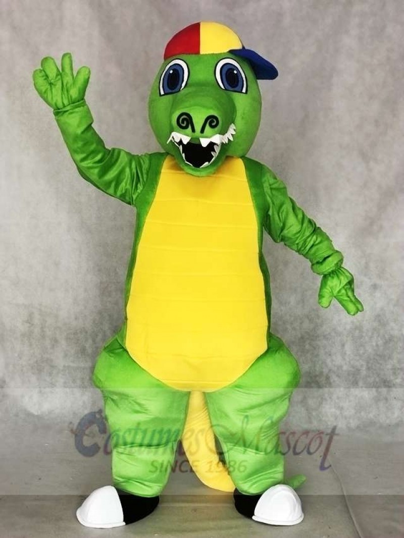 Green Crocodile Mascot Costumes Alligator for Adult