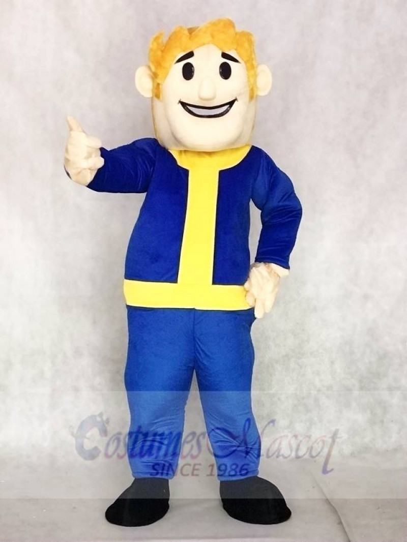 Fat Vault Boy Mascot Costumes People
