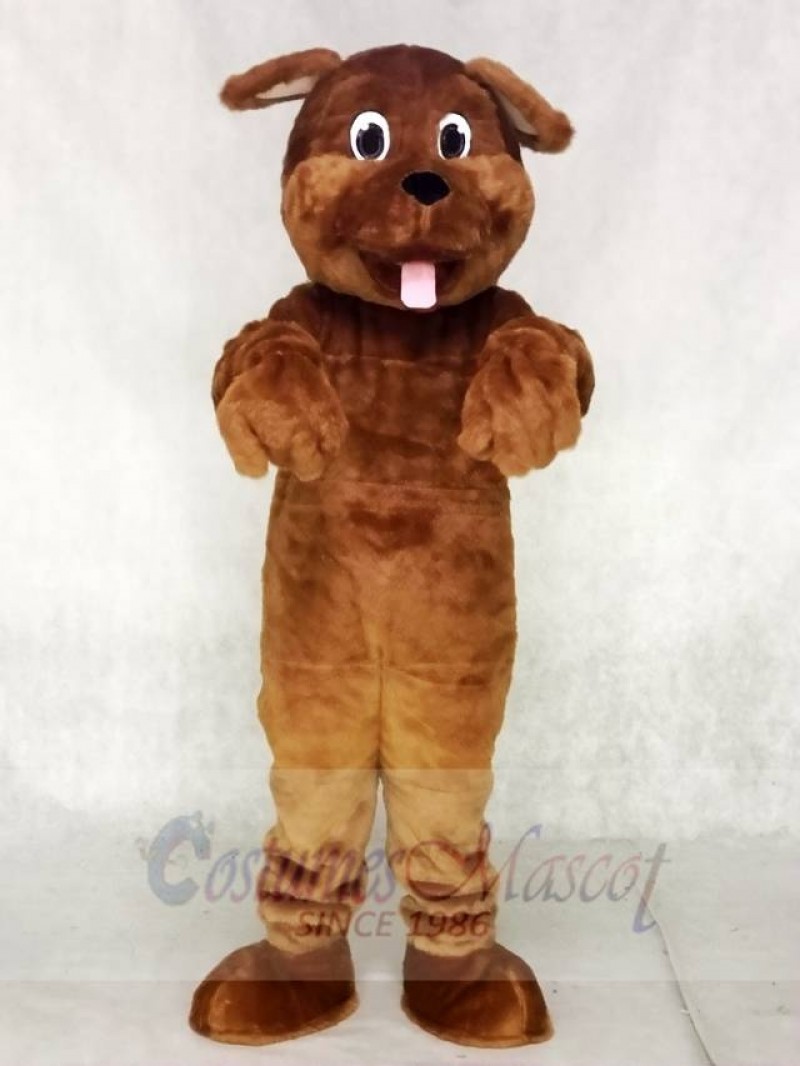 Lovely Brown Dog Mascot Costumes Animal