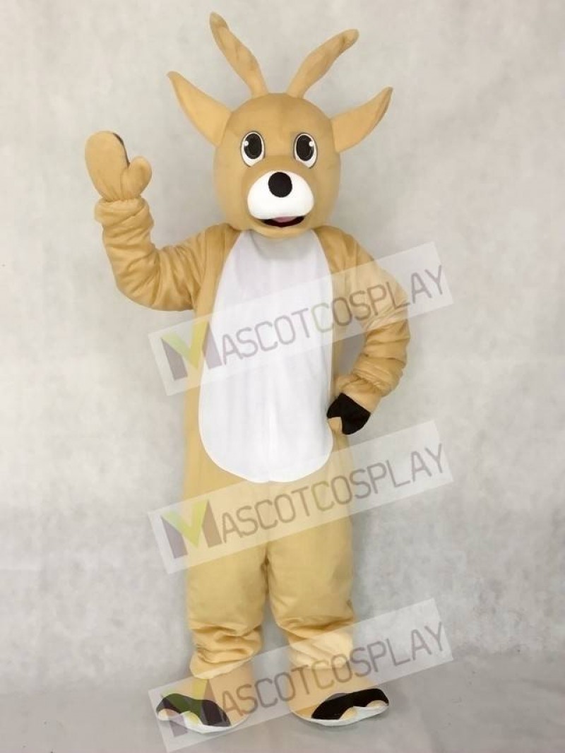 Cute Jolly Reindeer Deer Mascot Costume