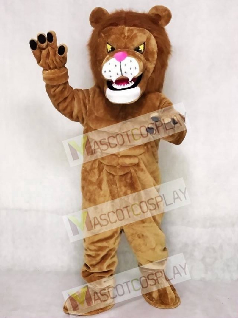 High Quality Power Cat Lion Mascot Costume
