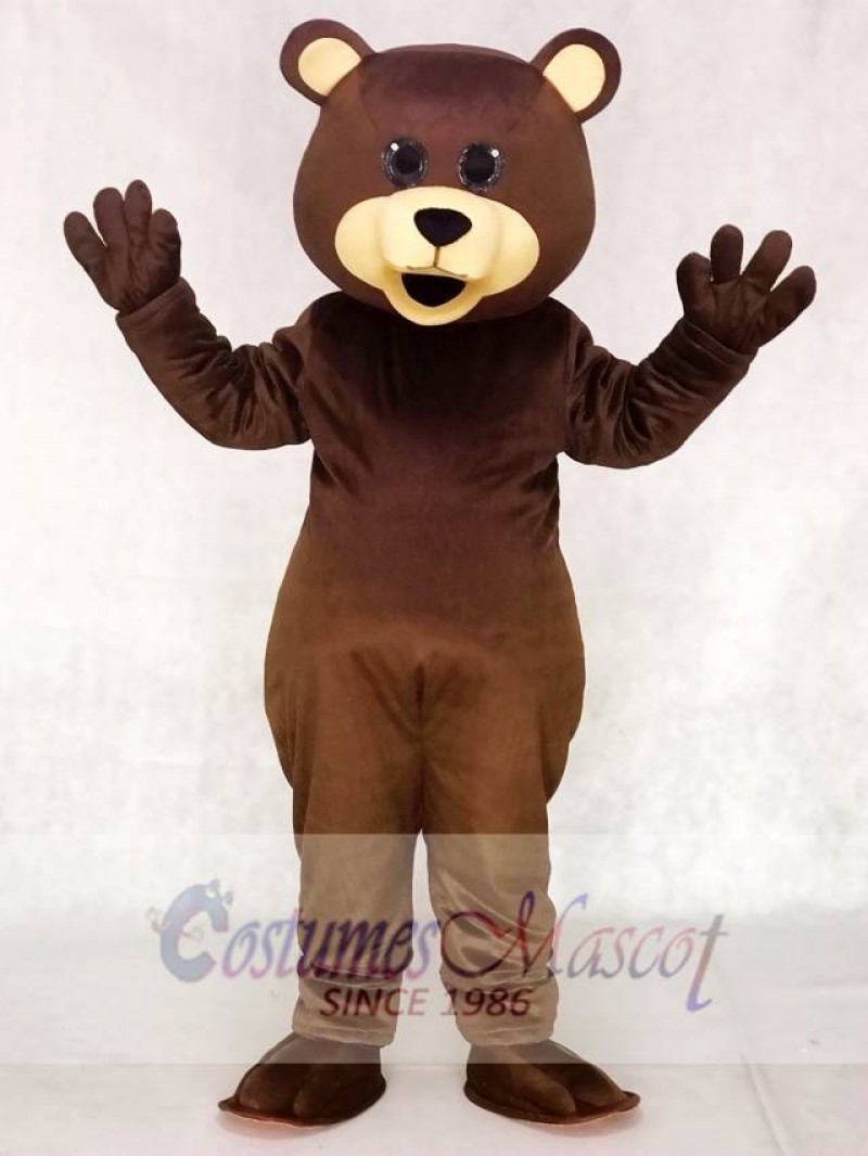 Brown Toy Teddy Bear Mascot Costumes Animal