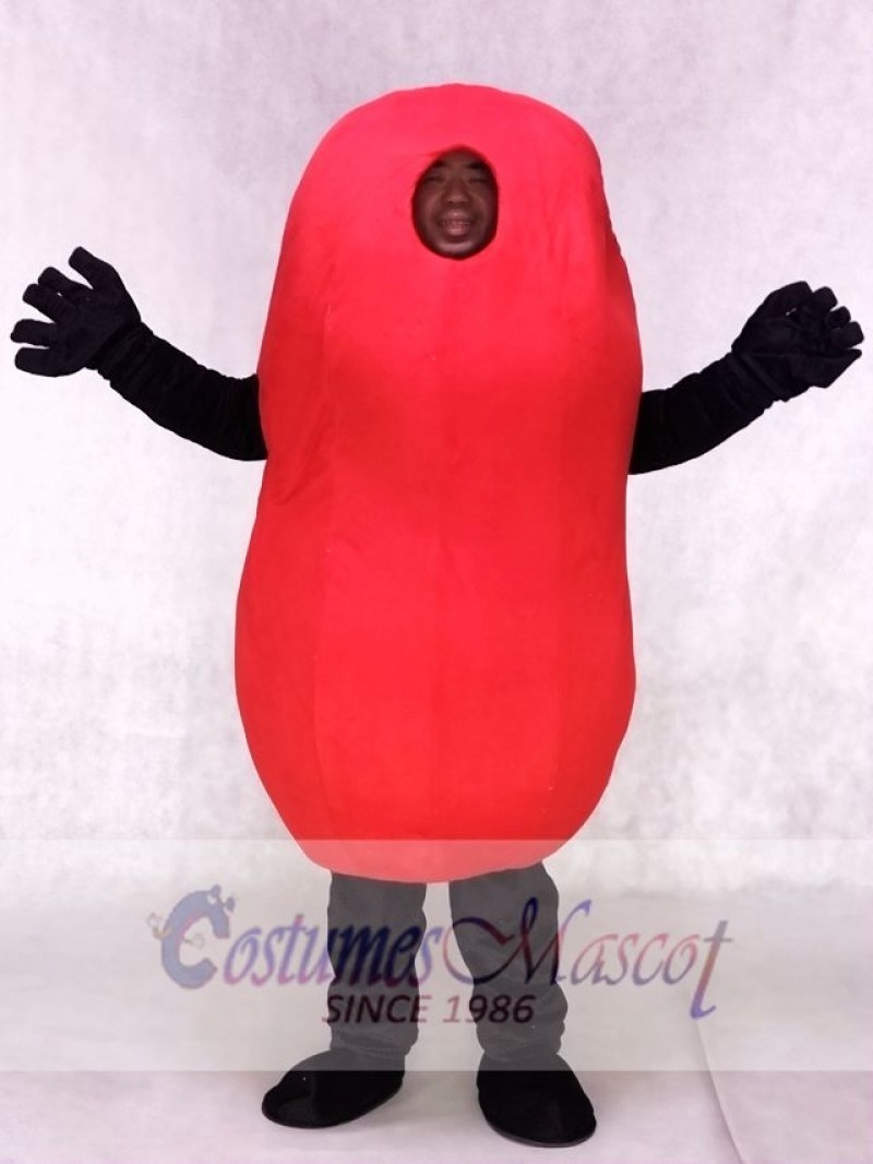 Custom Color Red Kidney Bean Mascot Costumes