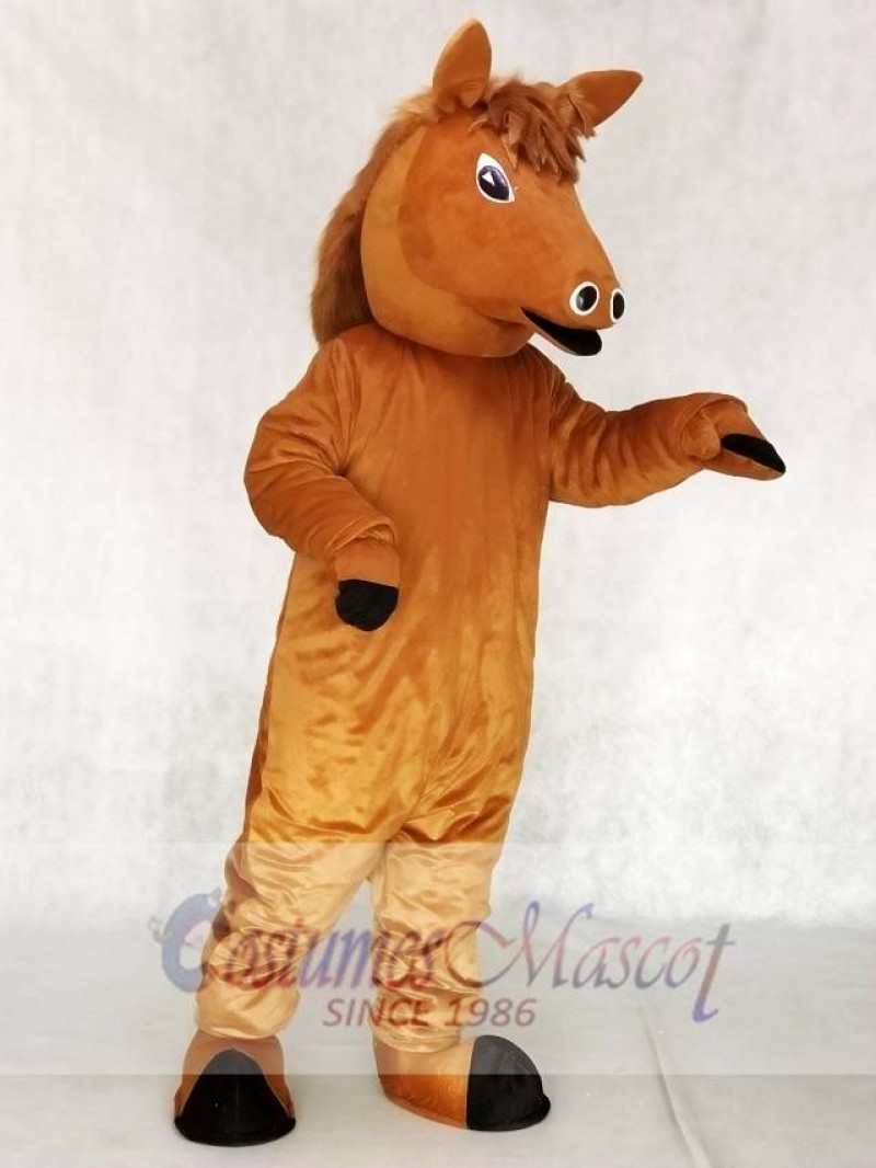 Cute Pony Horse Mascot Costumes Animal