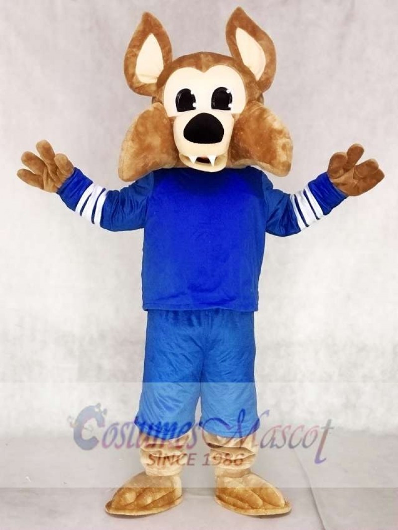 Custom Color Blue Arizona Coyotes Howler the Coyote Wolf Mascot Costumes