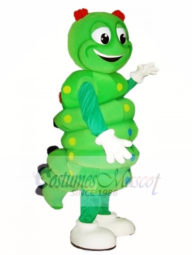 Green Caterpillar Mascot Costumes Insect