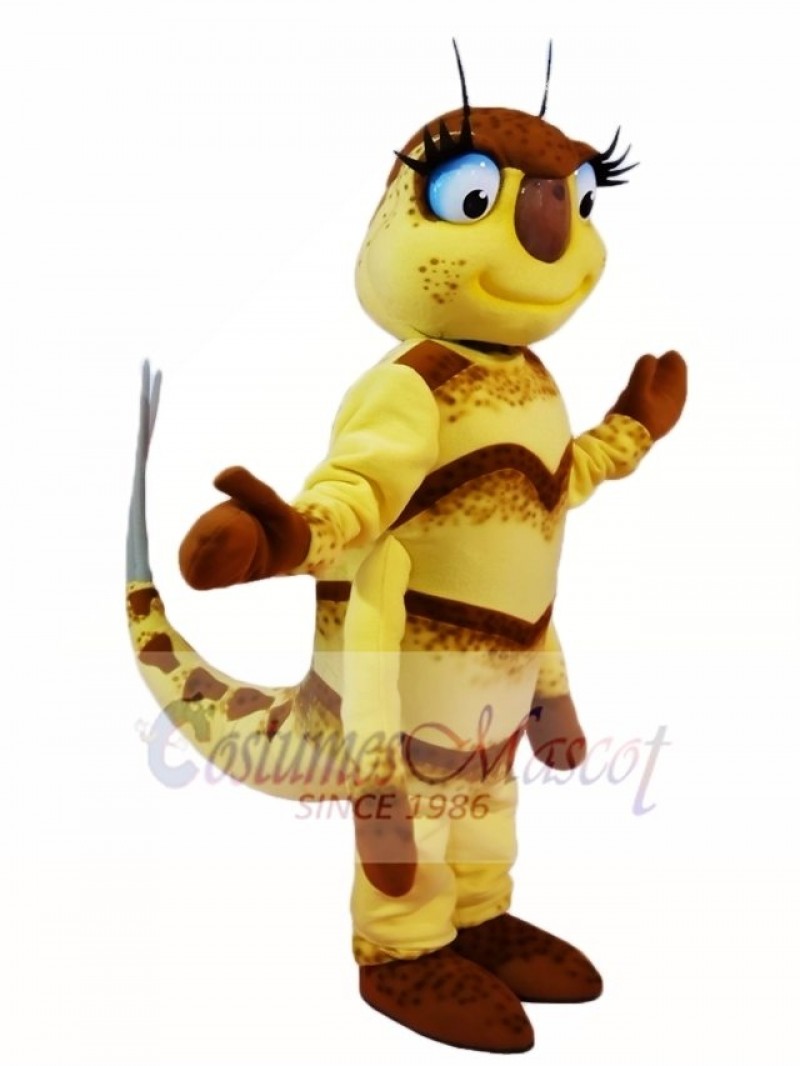 Yellow Fly Mascot Costumes Insect