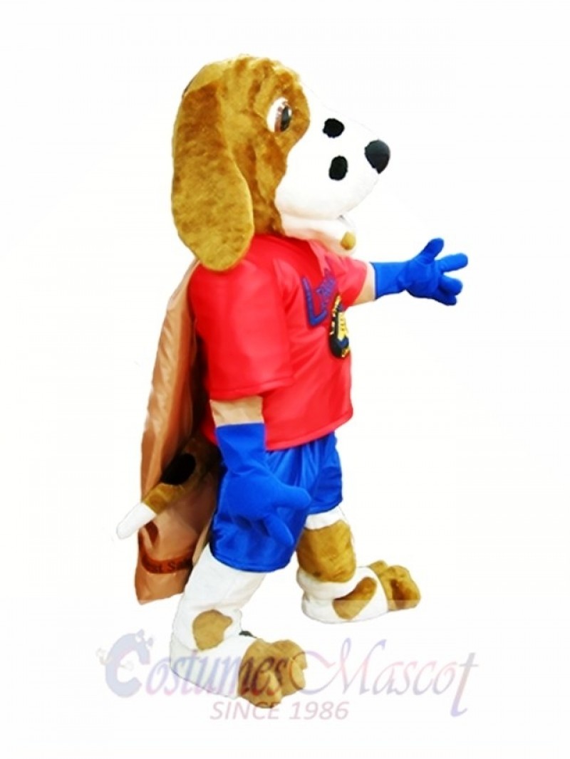 Dog with Cloak Mascot Costume Library Dog Mascot Costumes Animal 