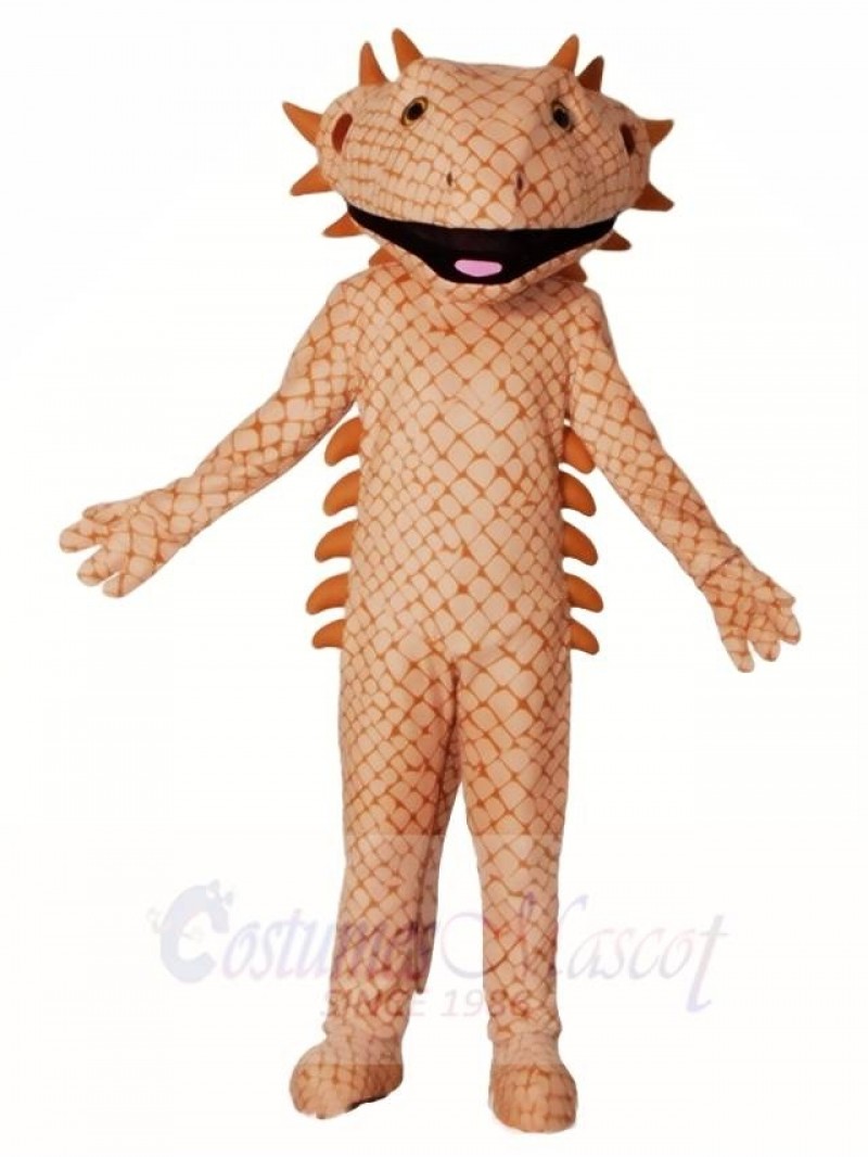 Brown Lizard Mascot Costumes 