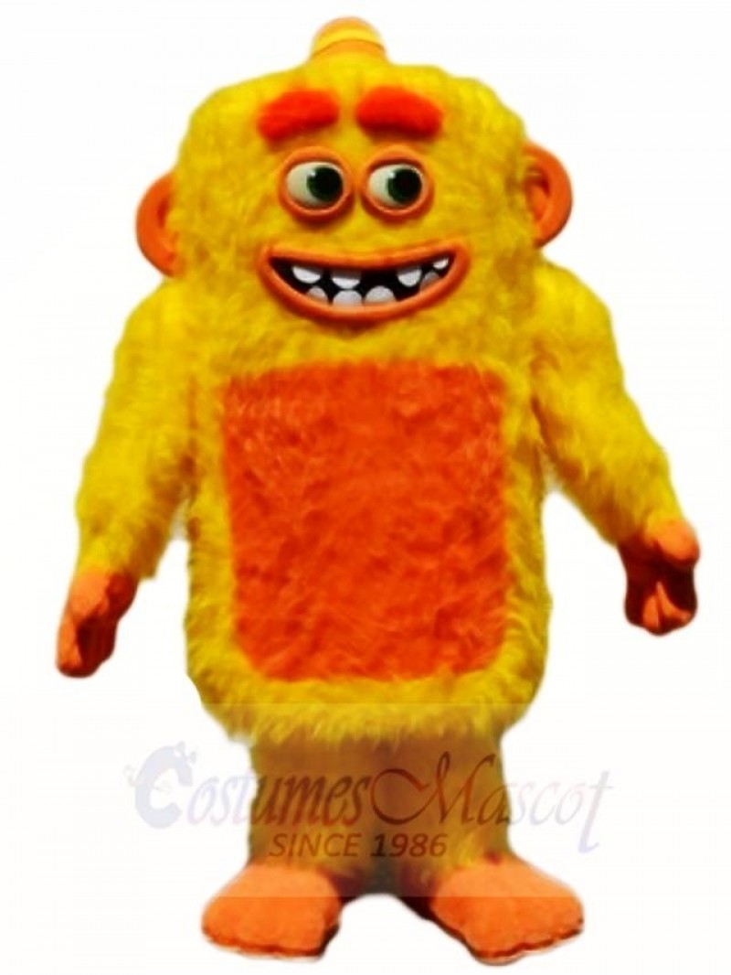 Yellow Max Monster Mascot Costume