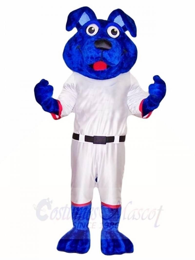 Red Tongue Blue Dog Mascot Costumes Animal  