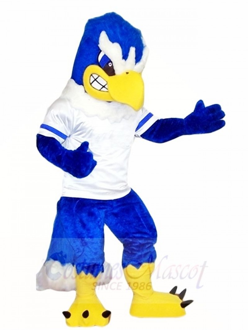 Royal Blue Falcon Eagle Mascot Costumes Bird Animal