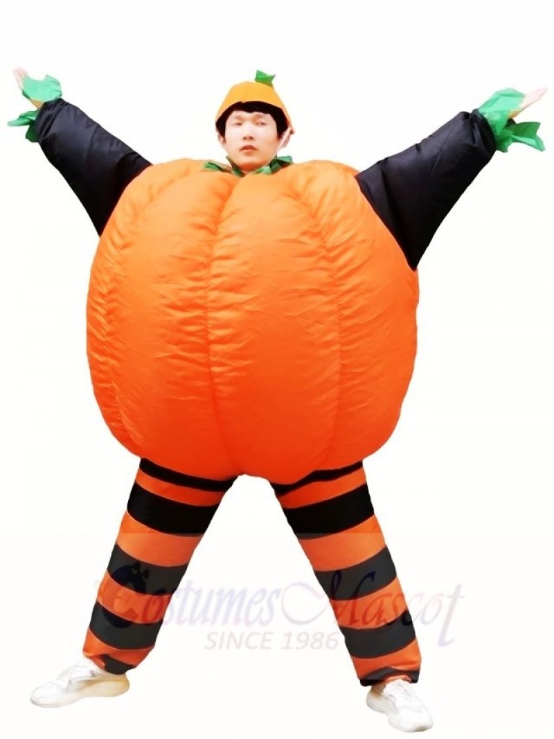 Pumpkin Squash Inflatable Halloween Blow Up Costumes for Adults