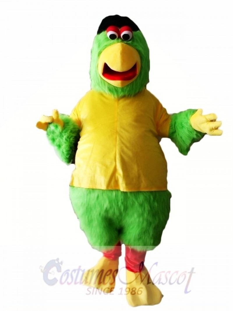 Green Parrot Mascot Costumes Bird