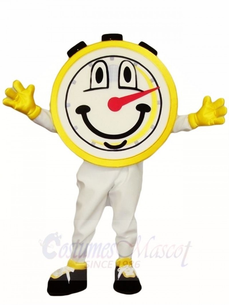 One Hour Stop Watch Mascot Costumes