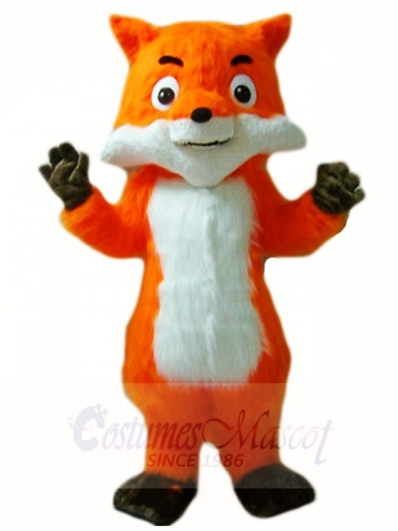 Orange Fox Mascot Costumes Animal 