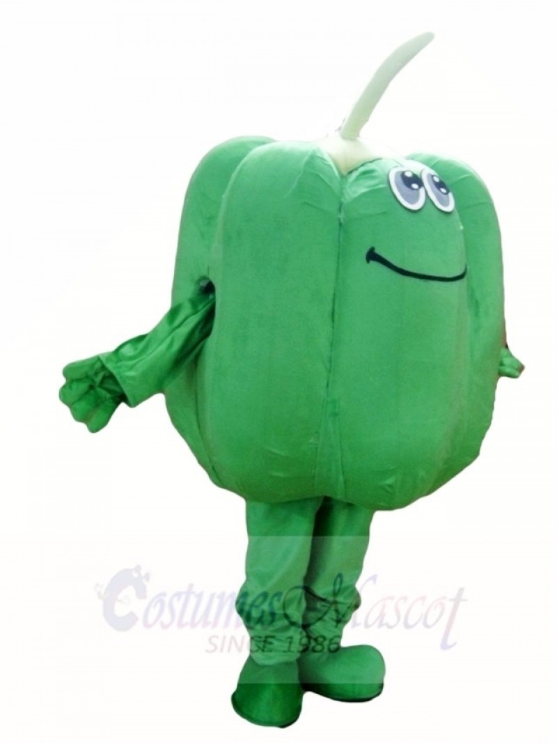 Green Pepper Mascot Costumes Vegetable Plant 