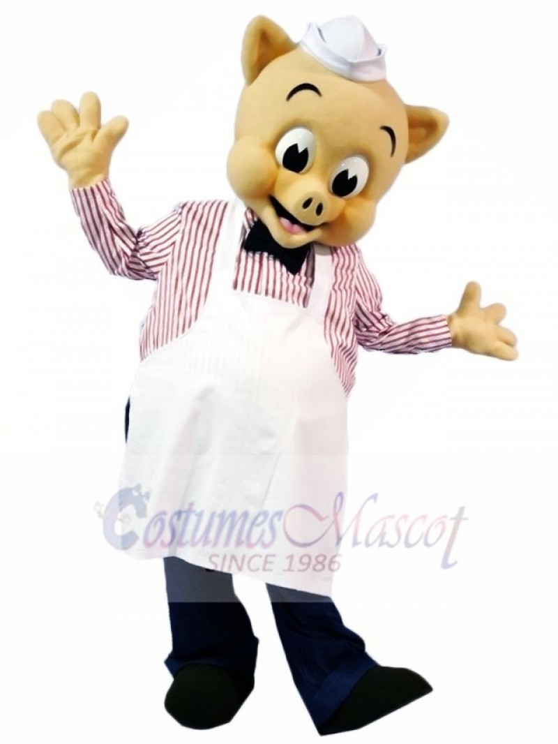 Chef Pig Piggly Mascot Costumes Animal