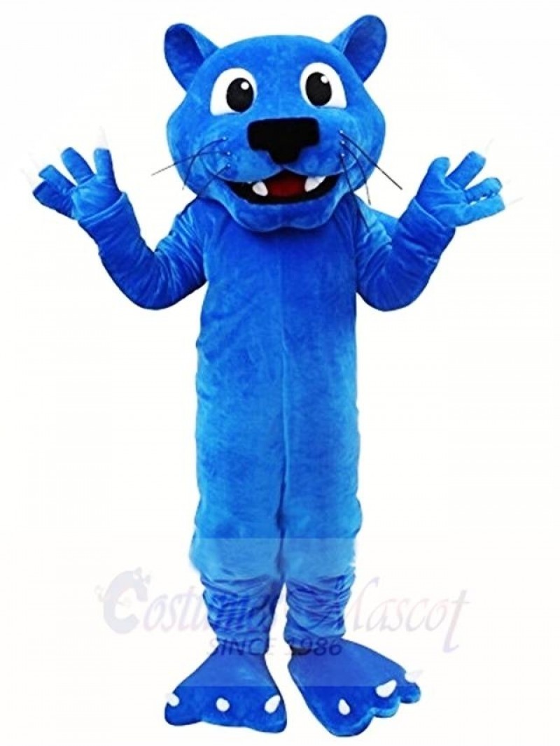 Blue Leopard Mascot Costumes Animal  