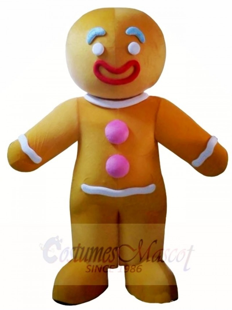 Gingerbread Man Mascot Costumes Xmas Christmas 