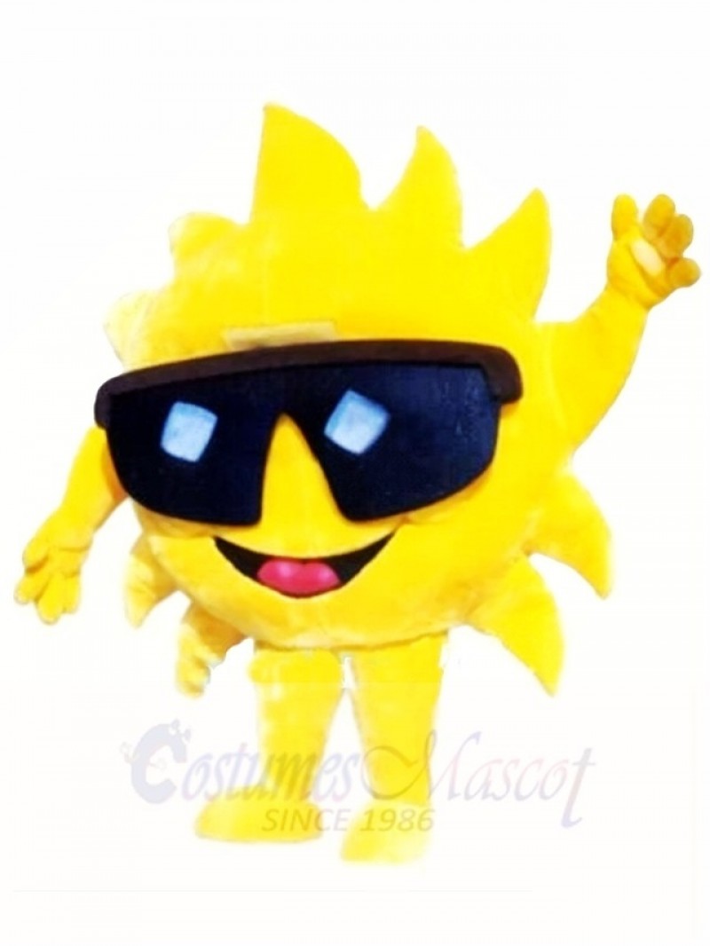 Mr. Sunshine with Sunglasses Mascot Costumes  