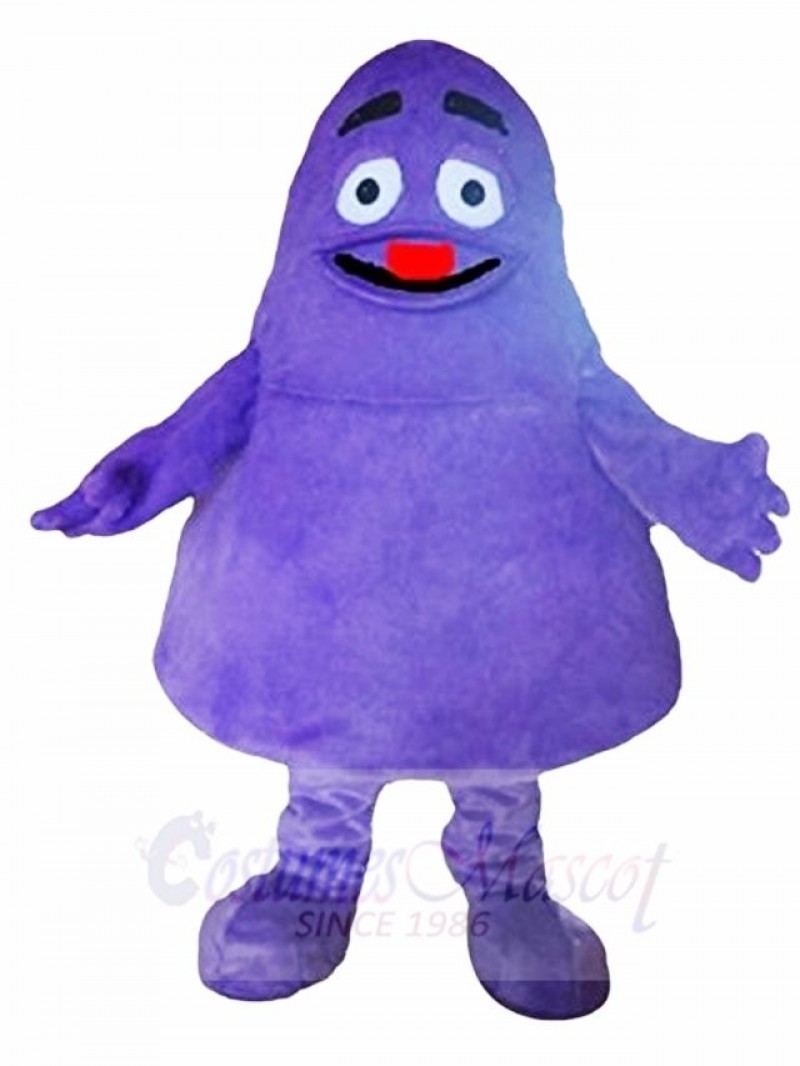 Purple Grimace Monster Ghost Mascot Costumes