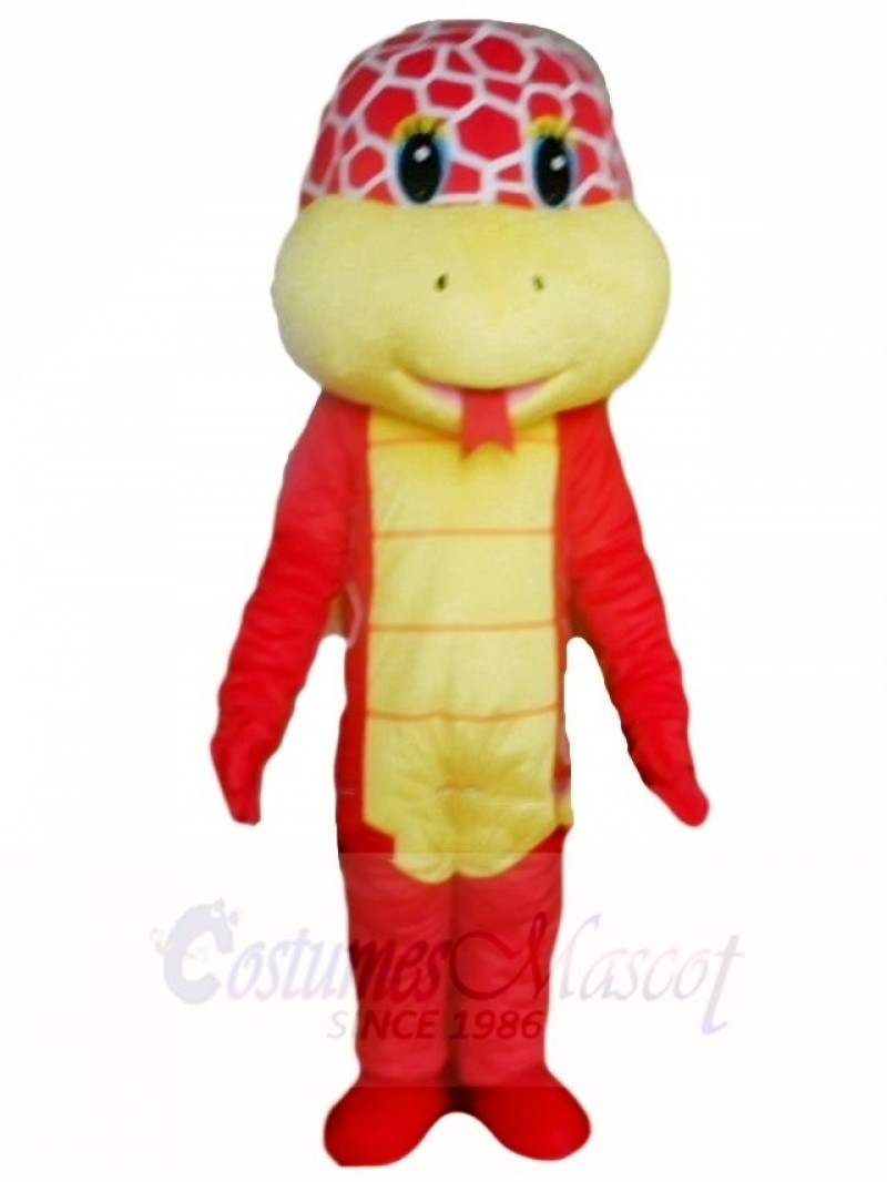 Red Cobra Snake Mascot Costumes Animal 