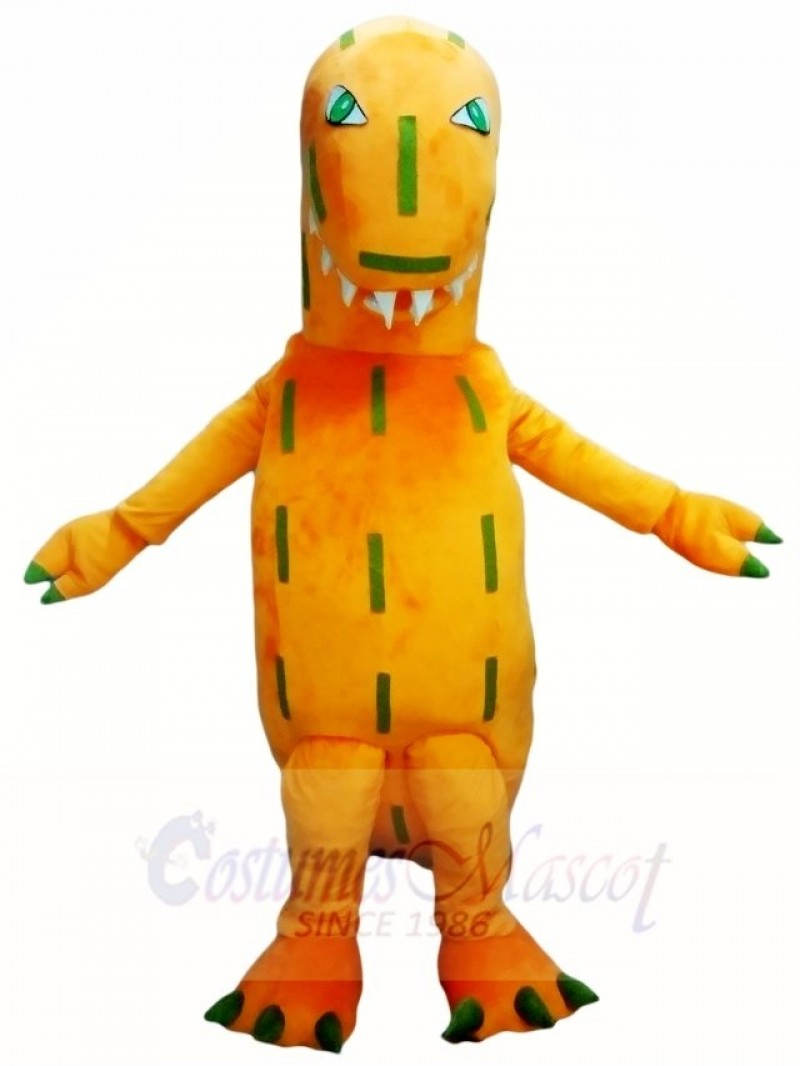 Orange T-Rex Dinosaur Mascot Costumes 