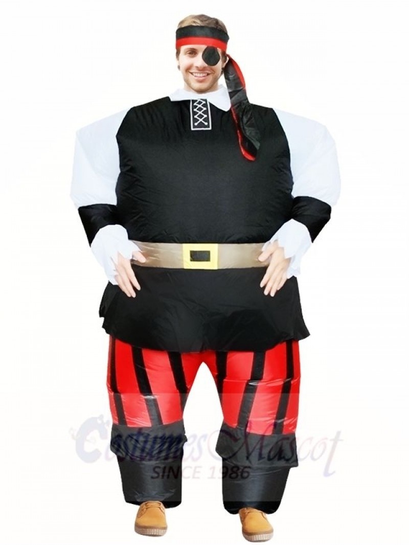 Pirates of The Caribbean Inflatable Halloween Xmas Costumes for Adults