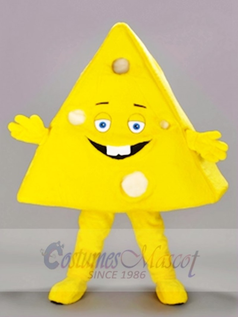  Triangle Shaped Sliced Cheese Mascot Costumes Food