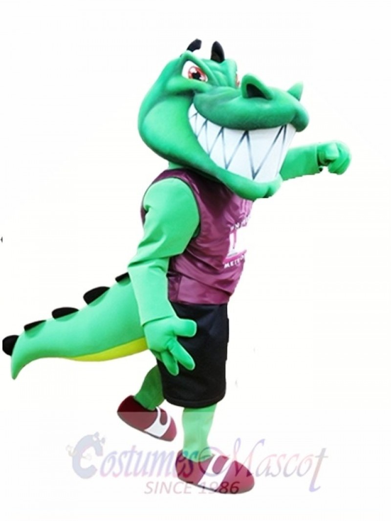 Crocodile Mascot Costume Green Alligator Mascot Costumes