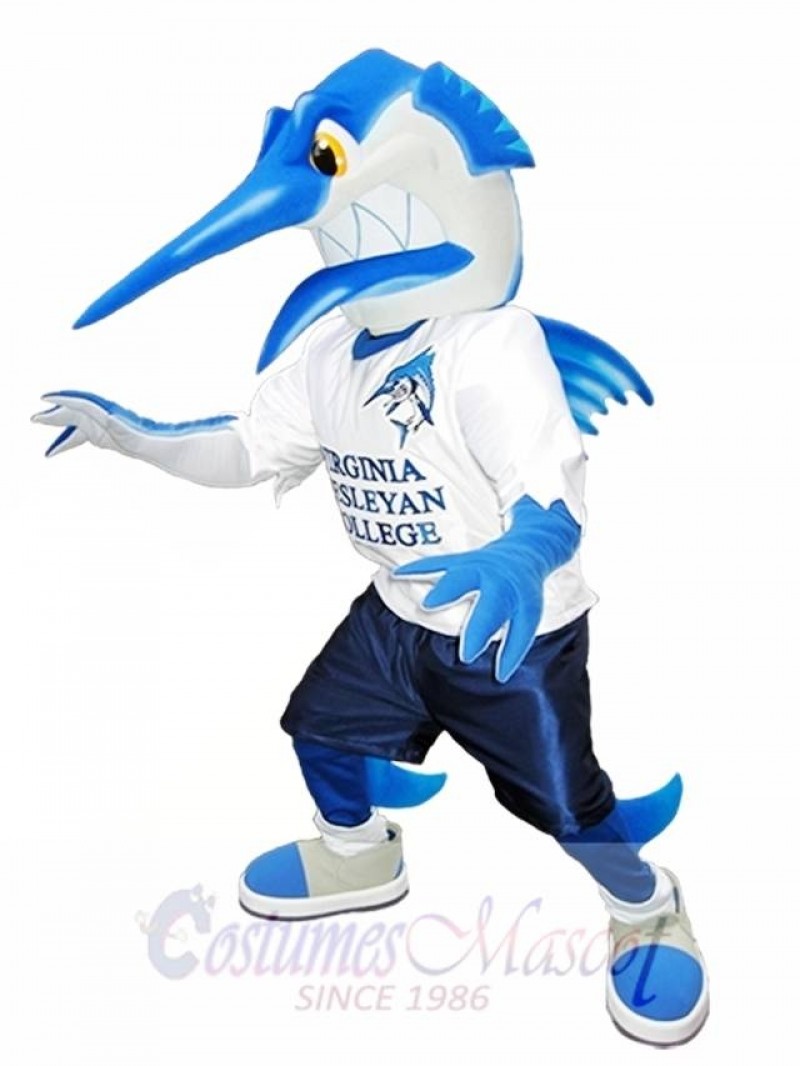 Swordfish Mascot Costume Fish Mascot Costumes