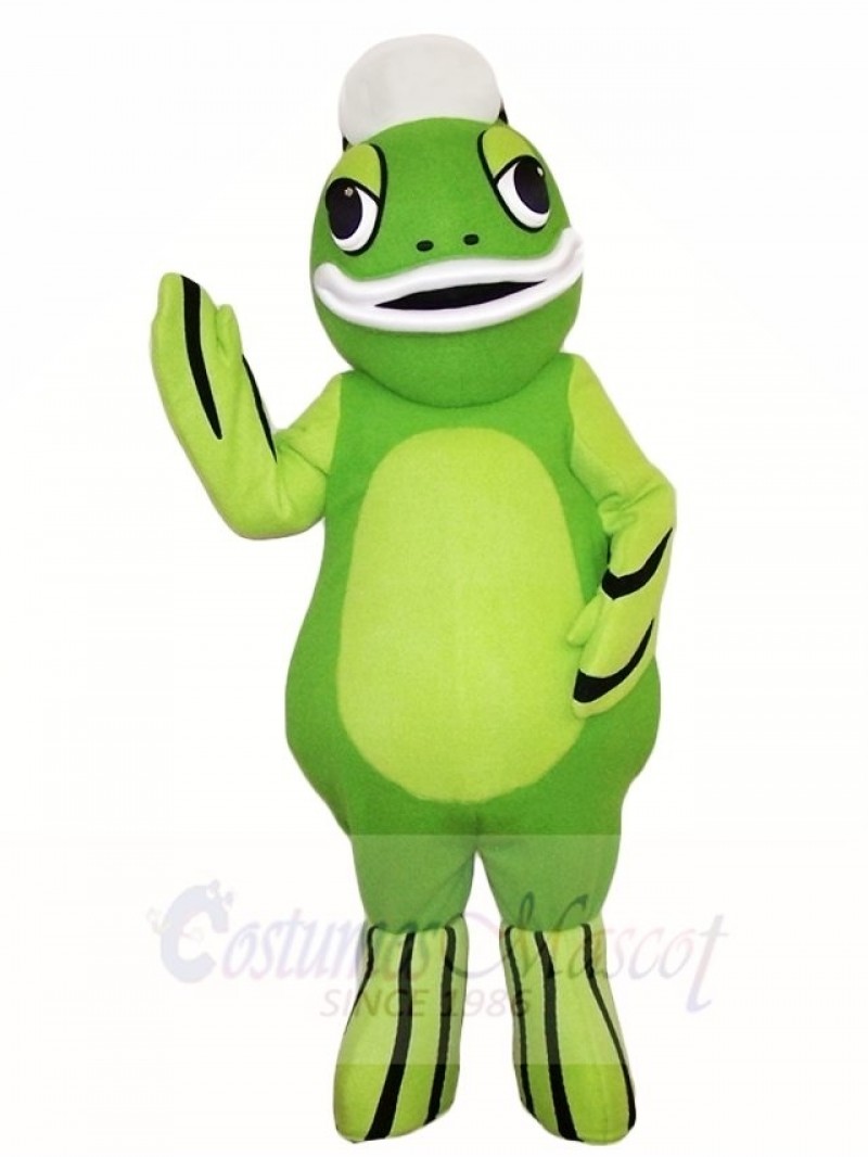 Green Freshwater Fish Mascot Costumes