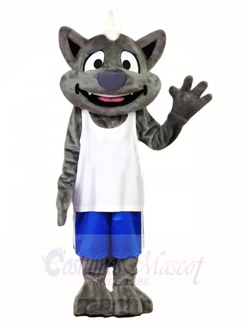 Gray Wolfie Sea Wolf Mascot Costumes Animal