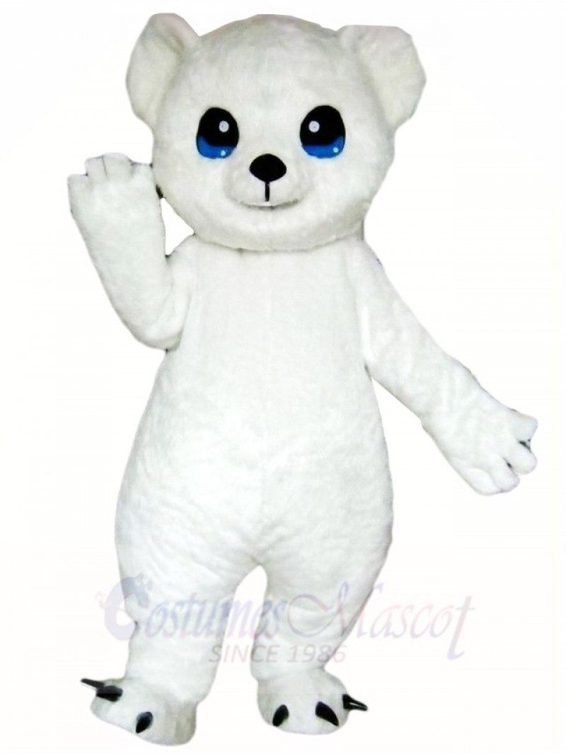 White Polar Bear Mascot Costumes Animal 