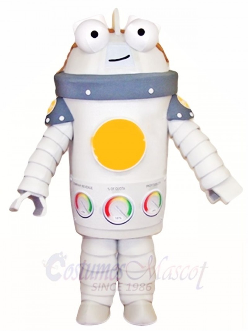 White Robert Mascot Costumes  