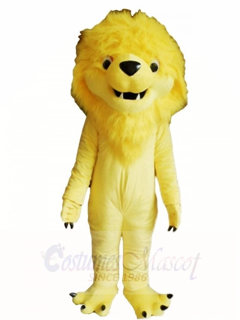 Yellow Lion King Mascot Costumes Animal