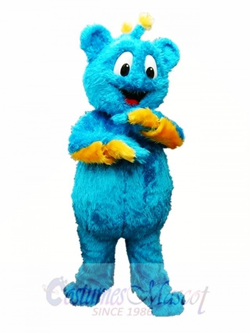 Blue Bear Mascot Costume Furry Mascot Costumes